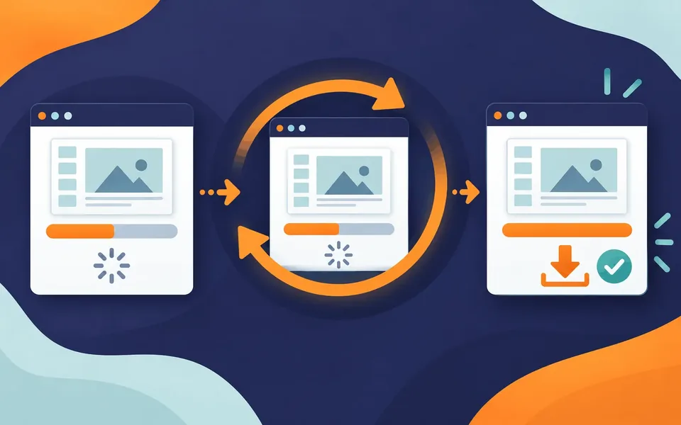 SlideShare download stuck or stalled fix